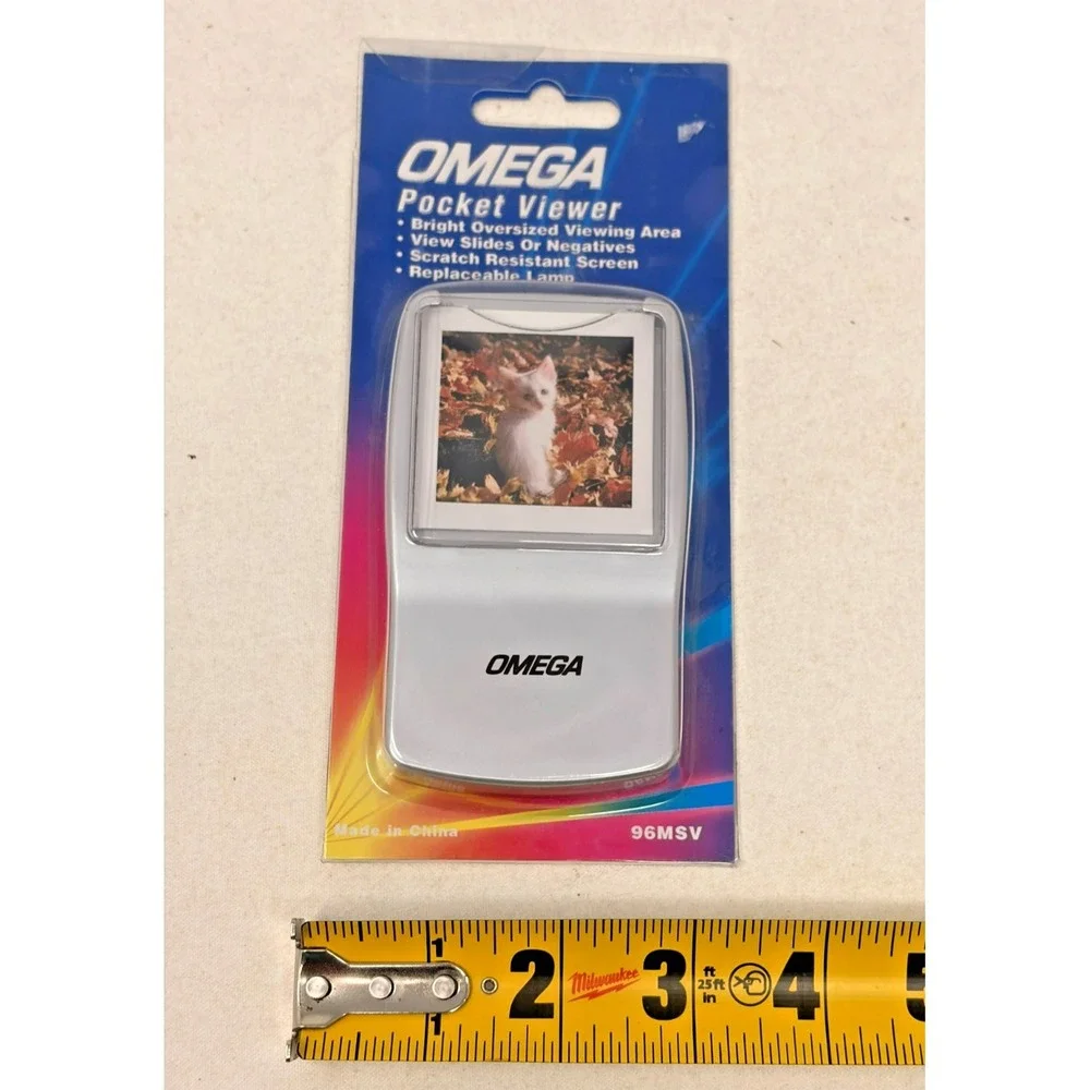 Omega 96MSV Pocket Viewer Slide & 35mm Negative Viewer Lighted NEW Sealed